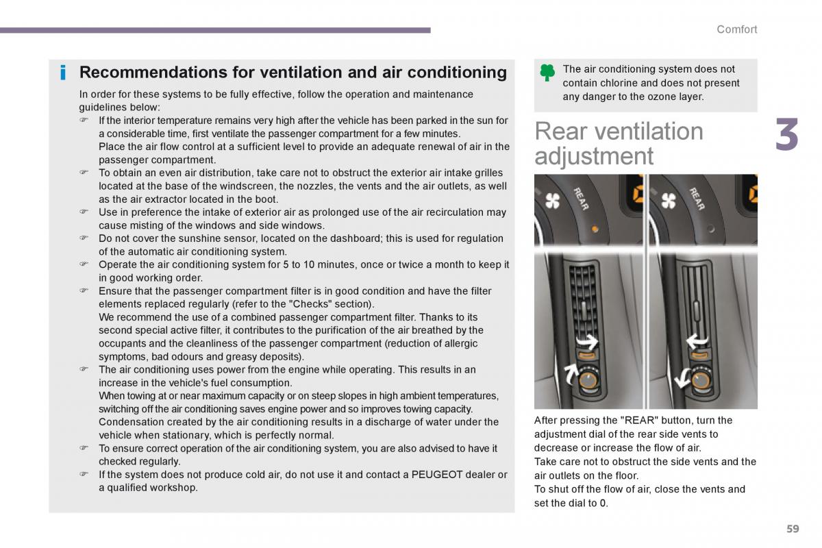 Peugeot 5008 owners manual / page 61