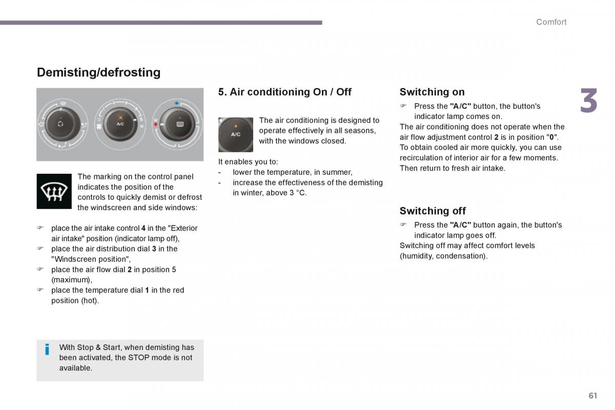 Peugeot 5008 owners manual / page 63