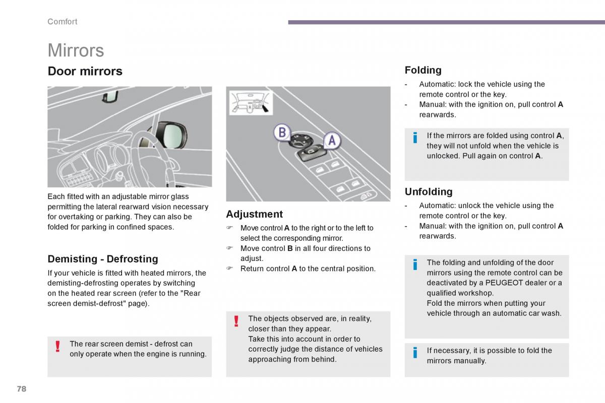 Peugeot 5008 owners manual / page 80