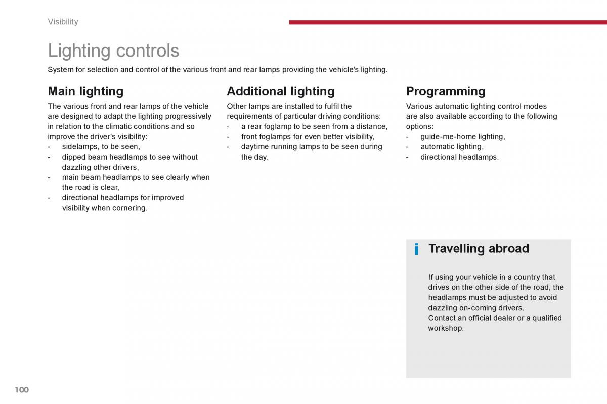 Peugeot 5008 owners manual / page 102