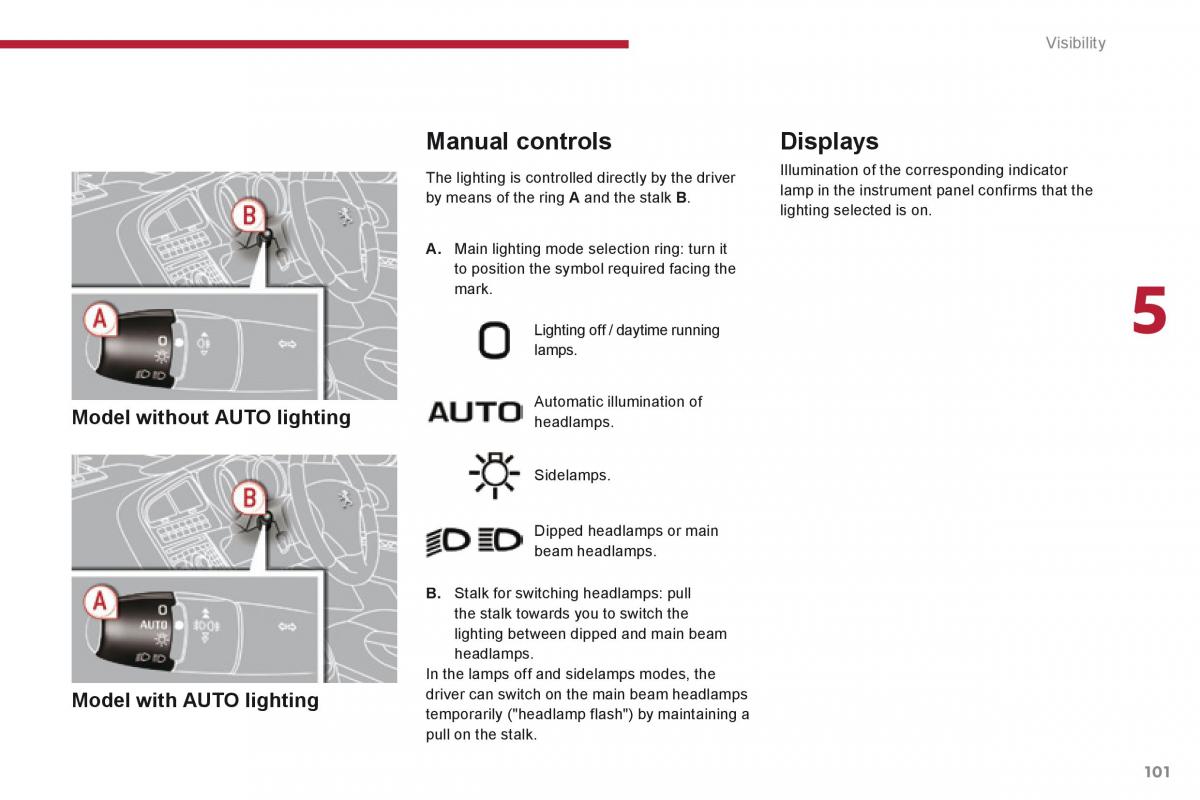 Peugeot 5008 owners manual / page 103