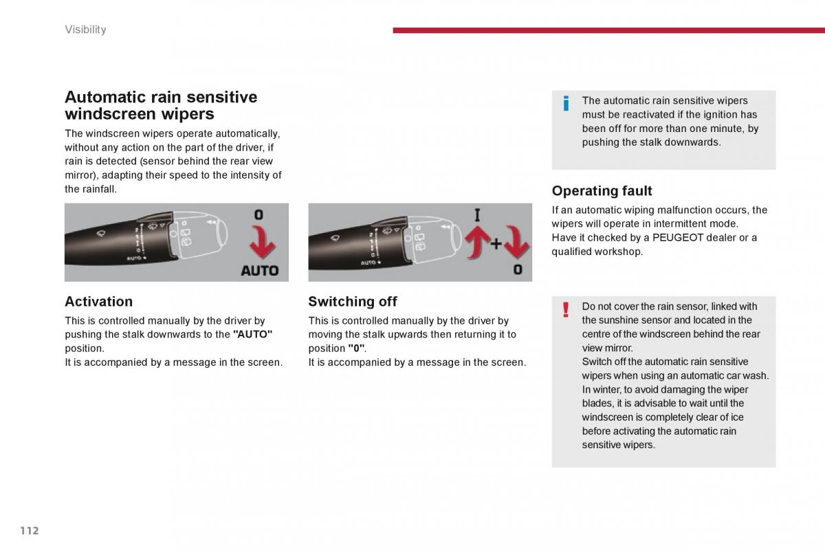 Peugeot 5008 owners manual / page 114