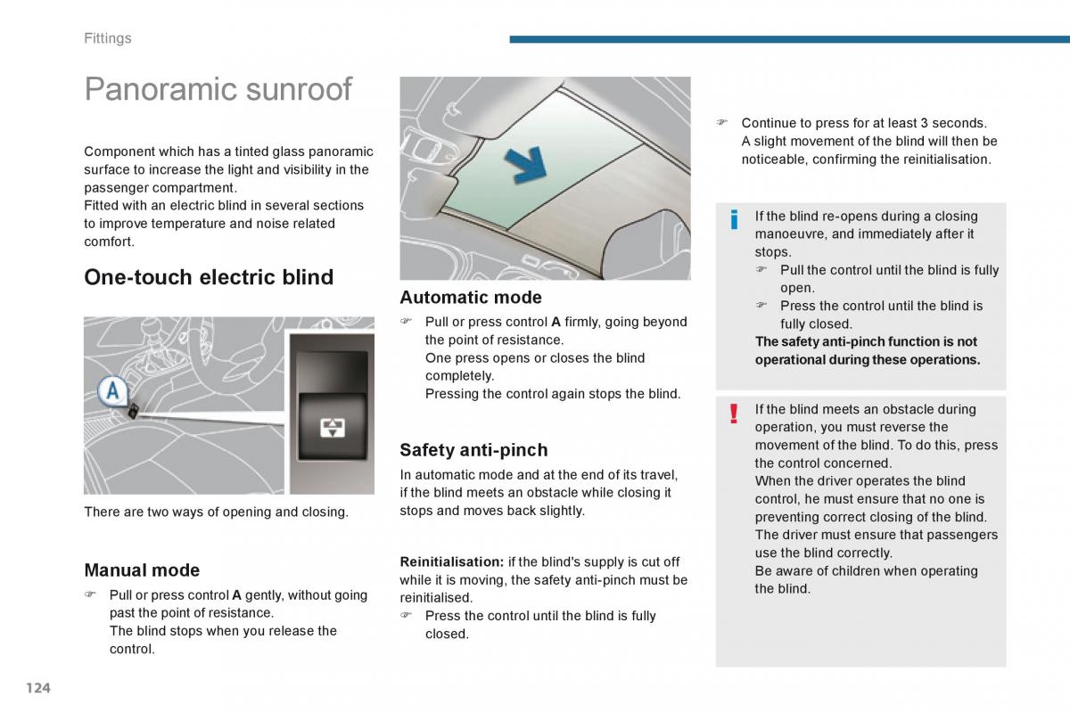 Peugeot 5008 owners manual / page 126