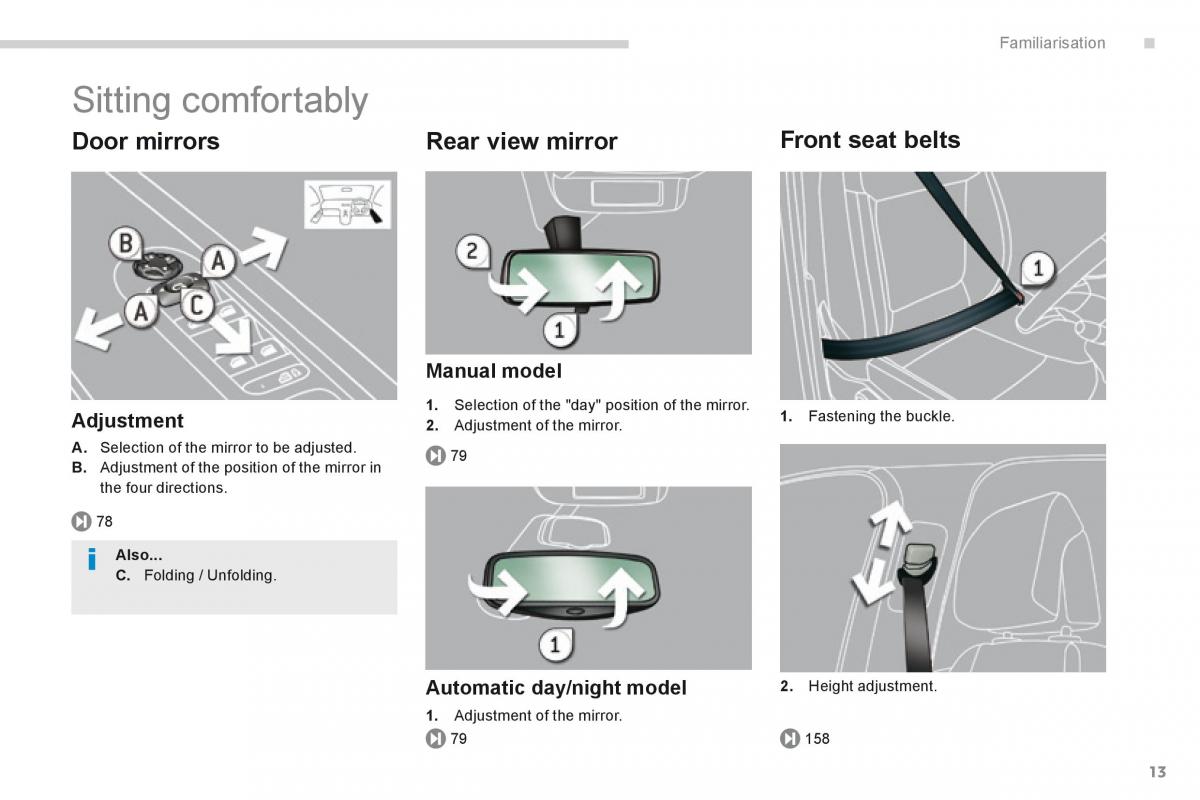 Peugeot 5008 owners manual / page 15