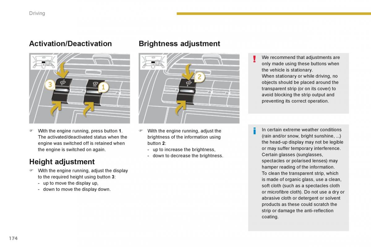 Peugeot 5008 owners manual / page 176