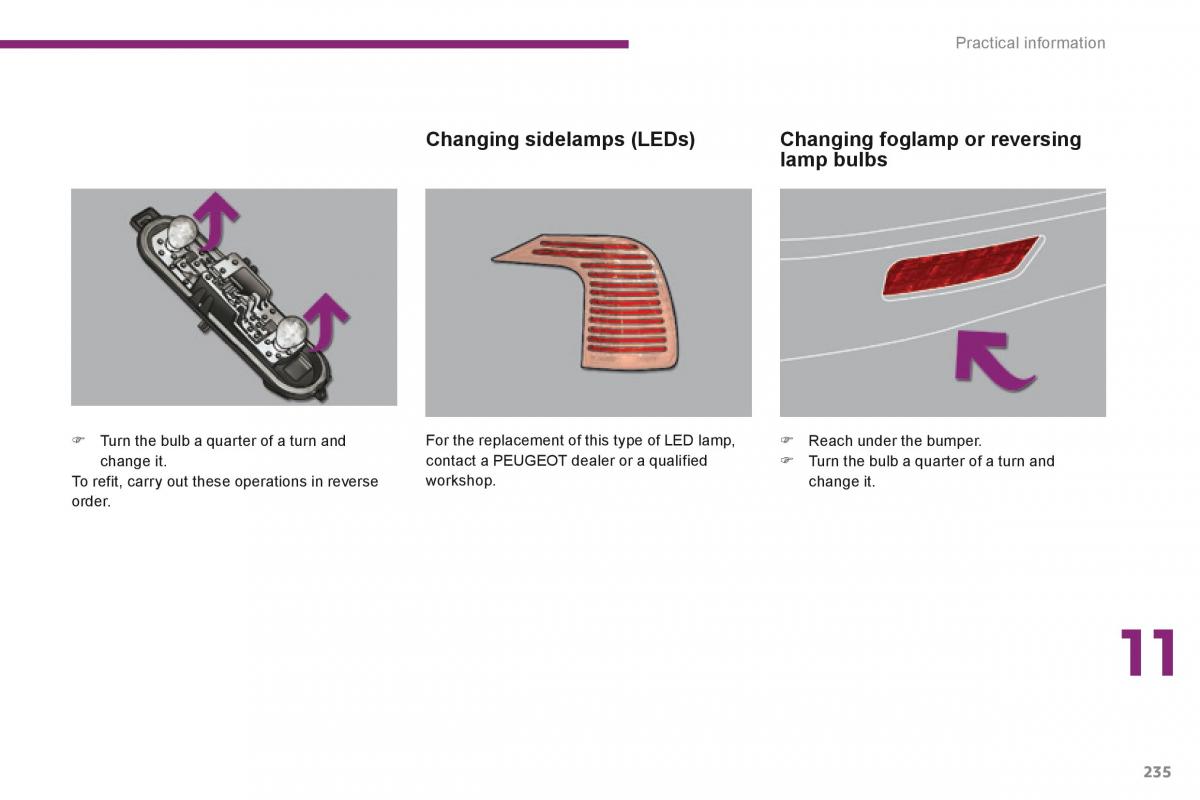 Peugeot 5008 owners manual / page 237