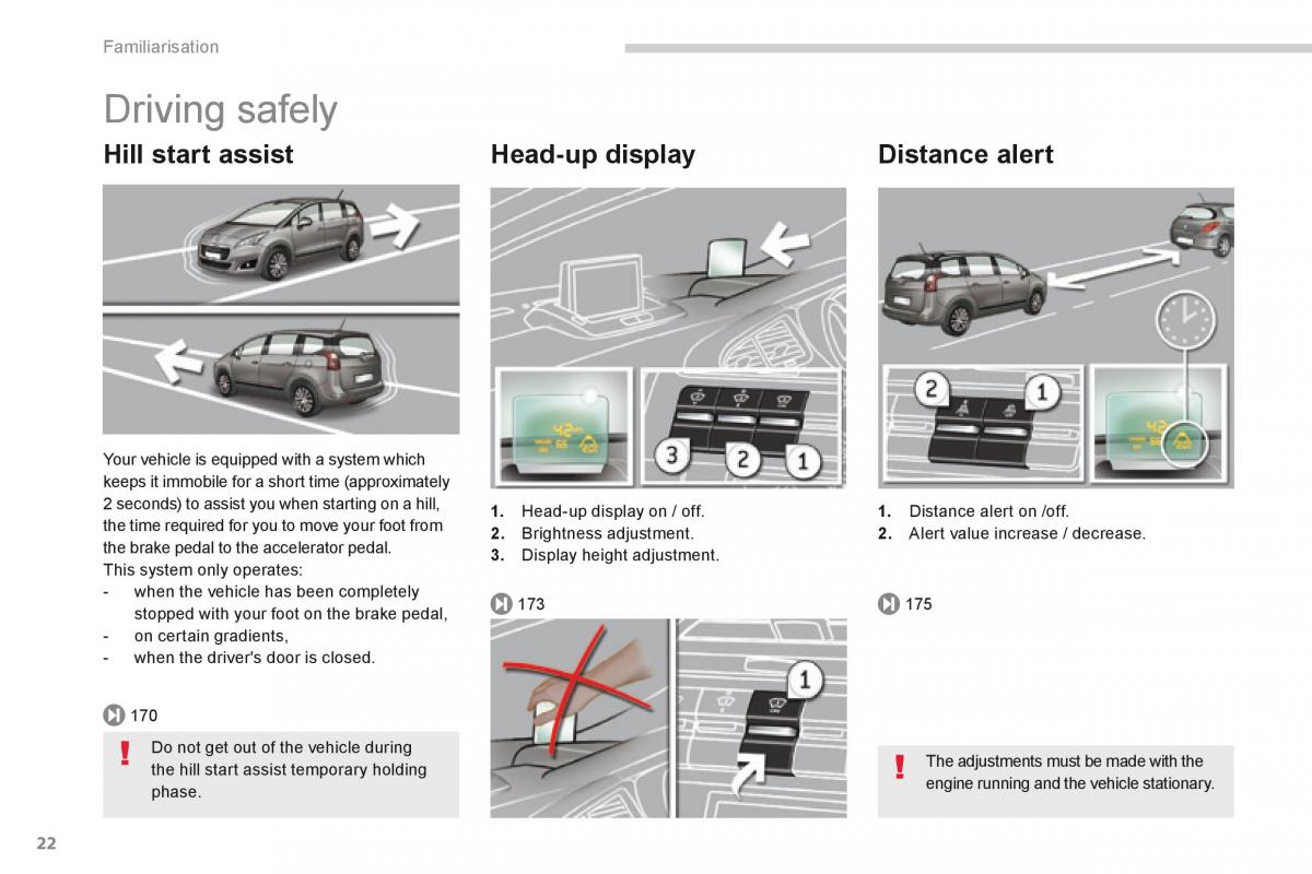 Peugeot 5008 owners manual / page 24