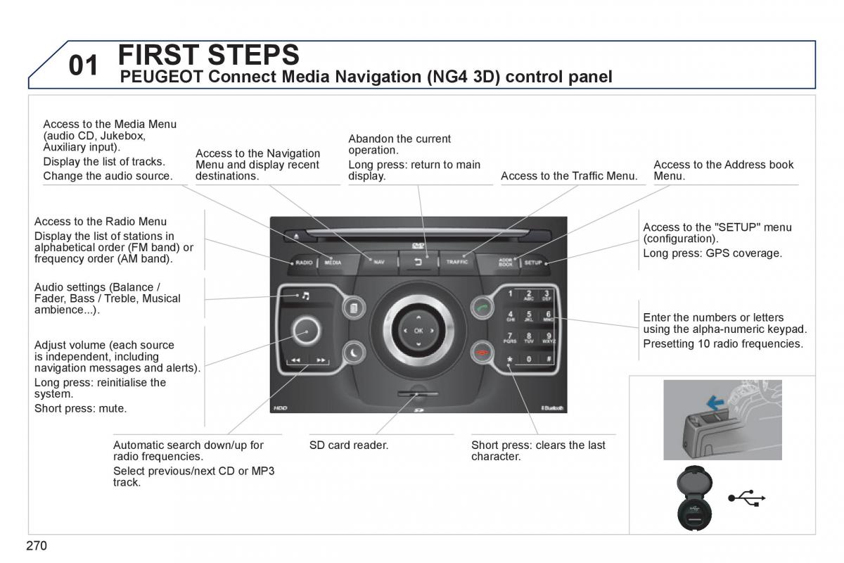 Peugeot 5008 owners manual / page 272