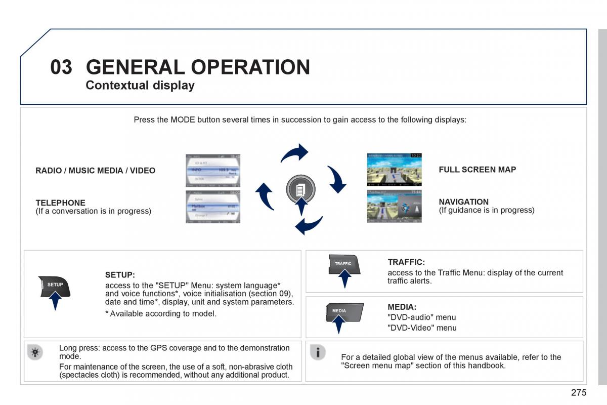 Peugeot 5008 owners manual / page 277