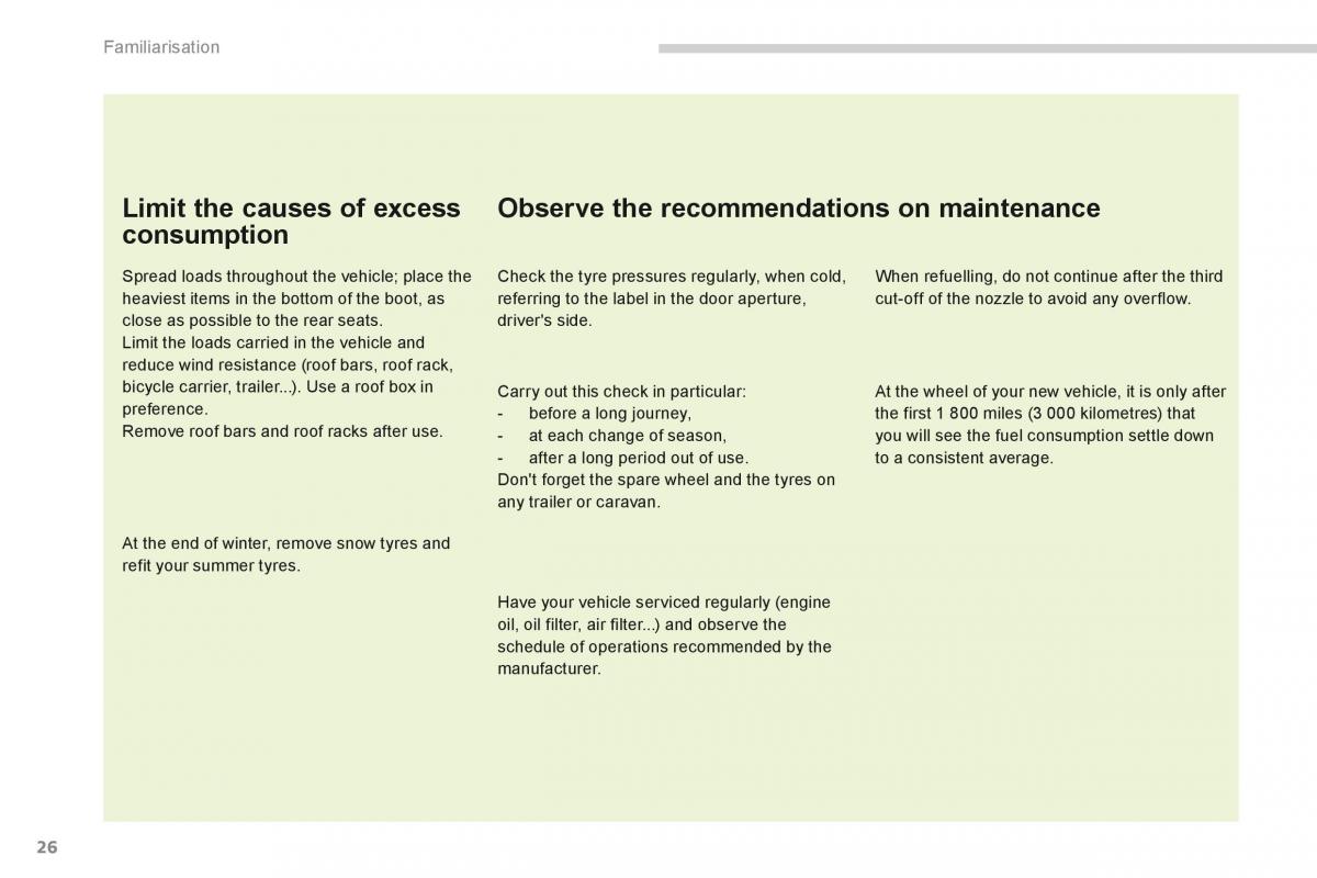 Peugeot 5008 owners manual / page 28