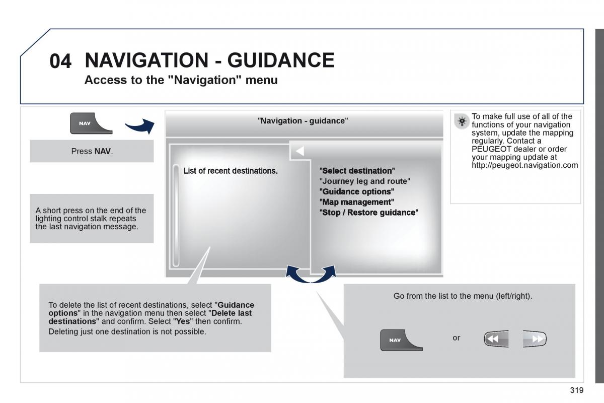 Peugeot 5008 owners manual / page 321