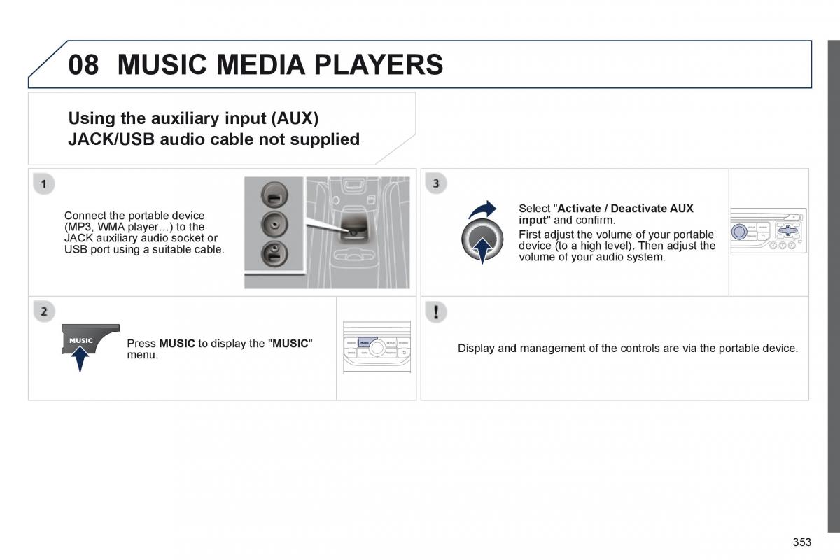 Peugeot 5008 owners manual / page 355