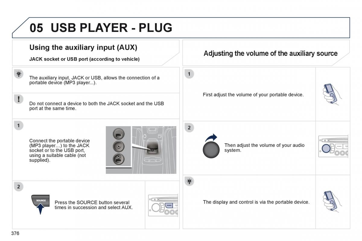 Peugeot 5008 owners manual / page 378