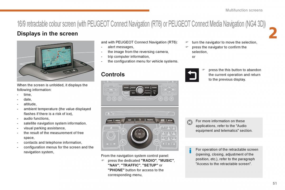 Peugeot 5008 owners manual / page 53