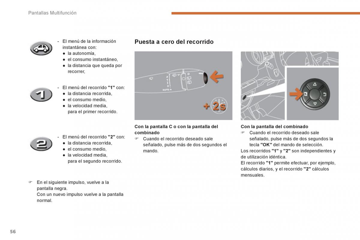 manual  Peugeot 5008 manual del propietario / page 58