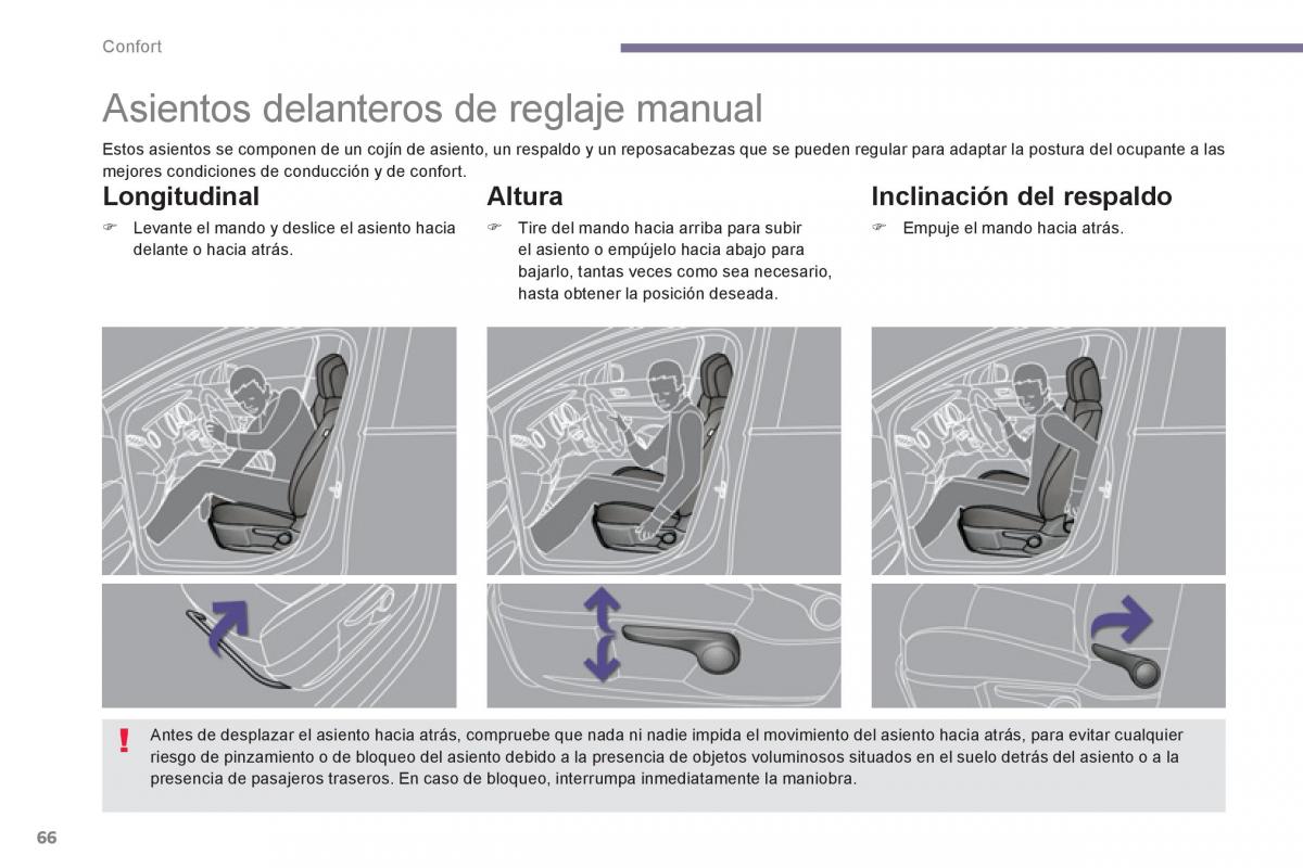 manual  Peugeot 5008 manual del propietario / page 68