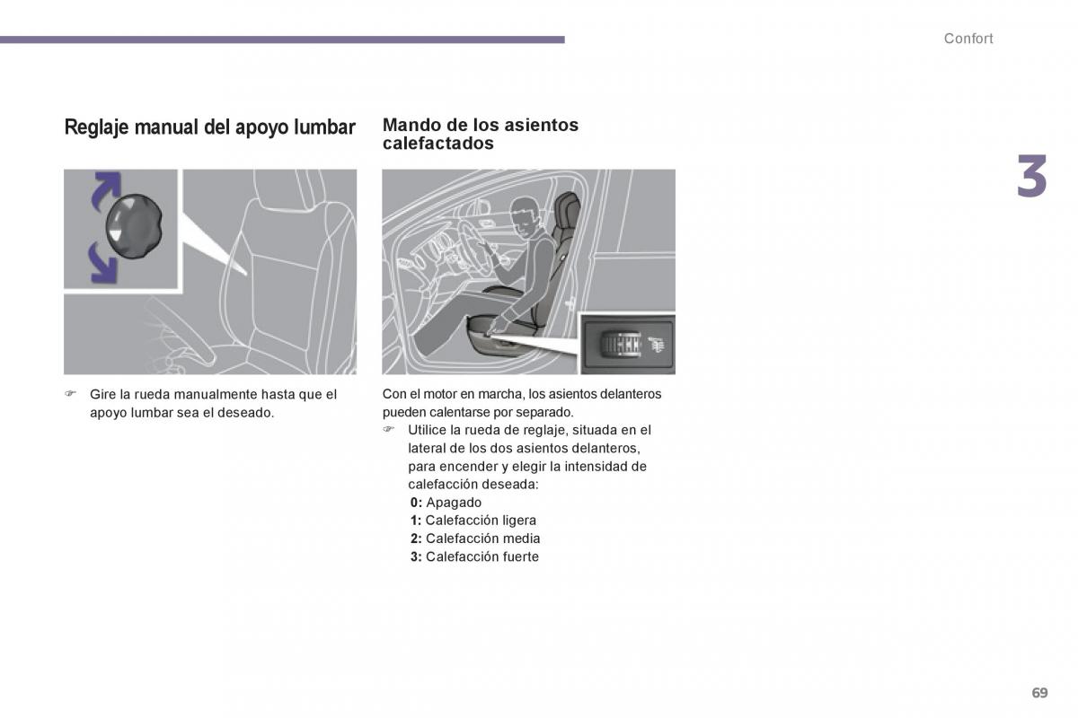 manual  Peugeot 5008 manual del propietario / page 71