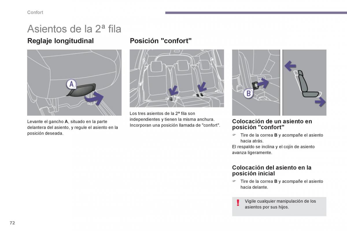 manual  Peugeot 5008 manual del propietario / page 74