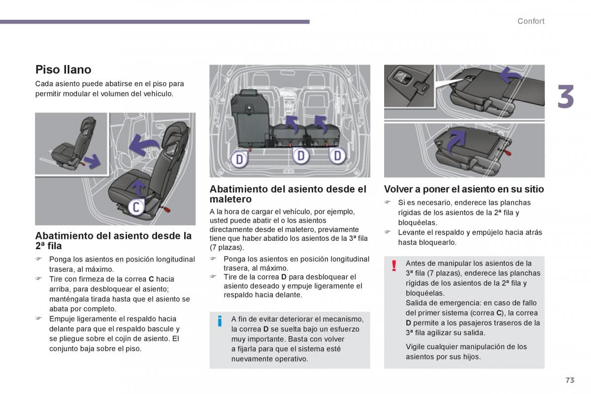 Peugeot 5008 manual del propietario / page 75