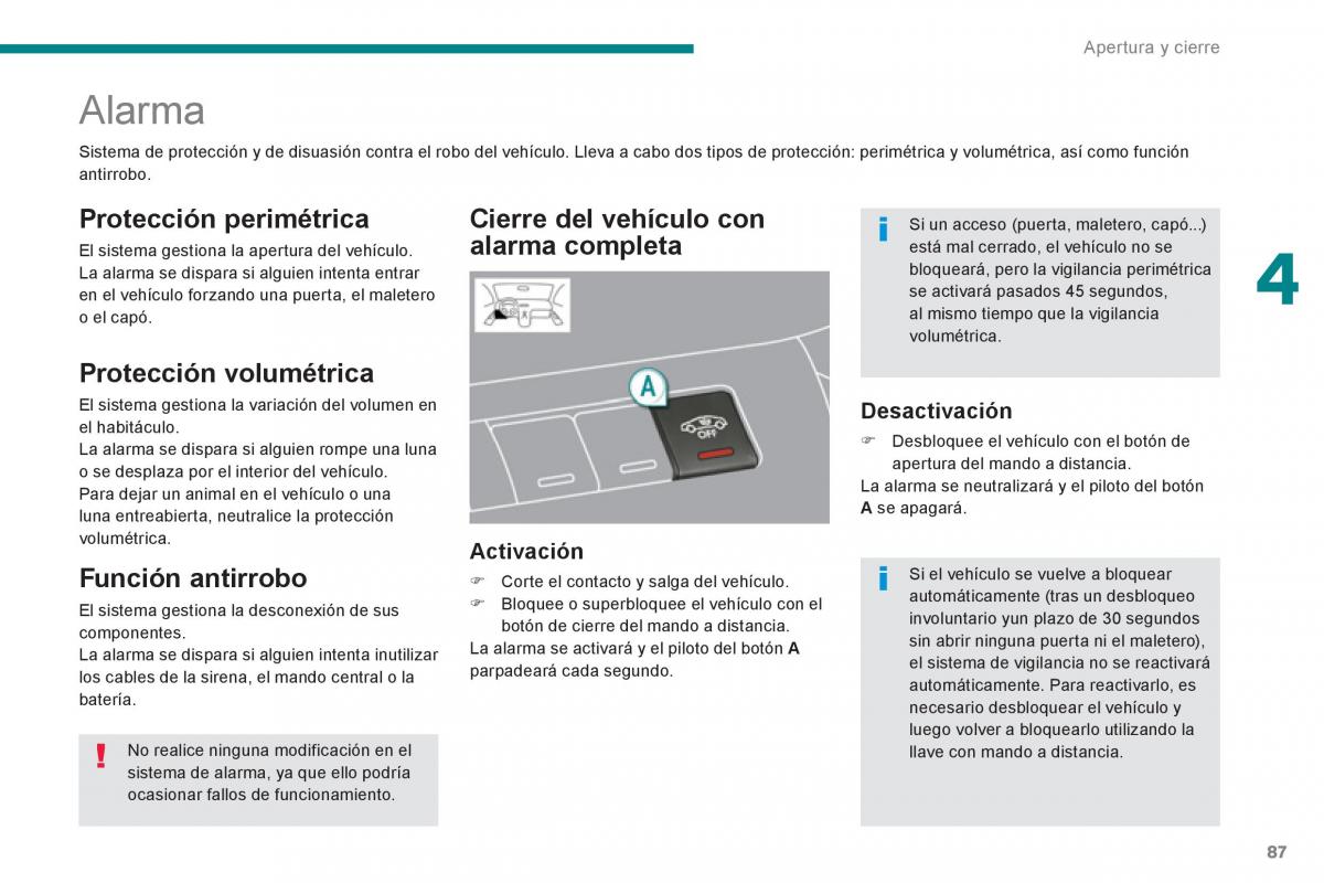 manual  Peugeot 5008 manual del propietario / page 89