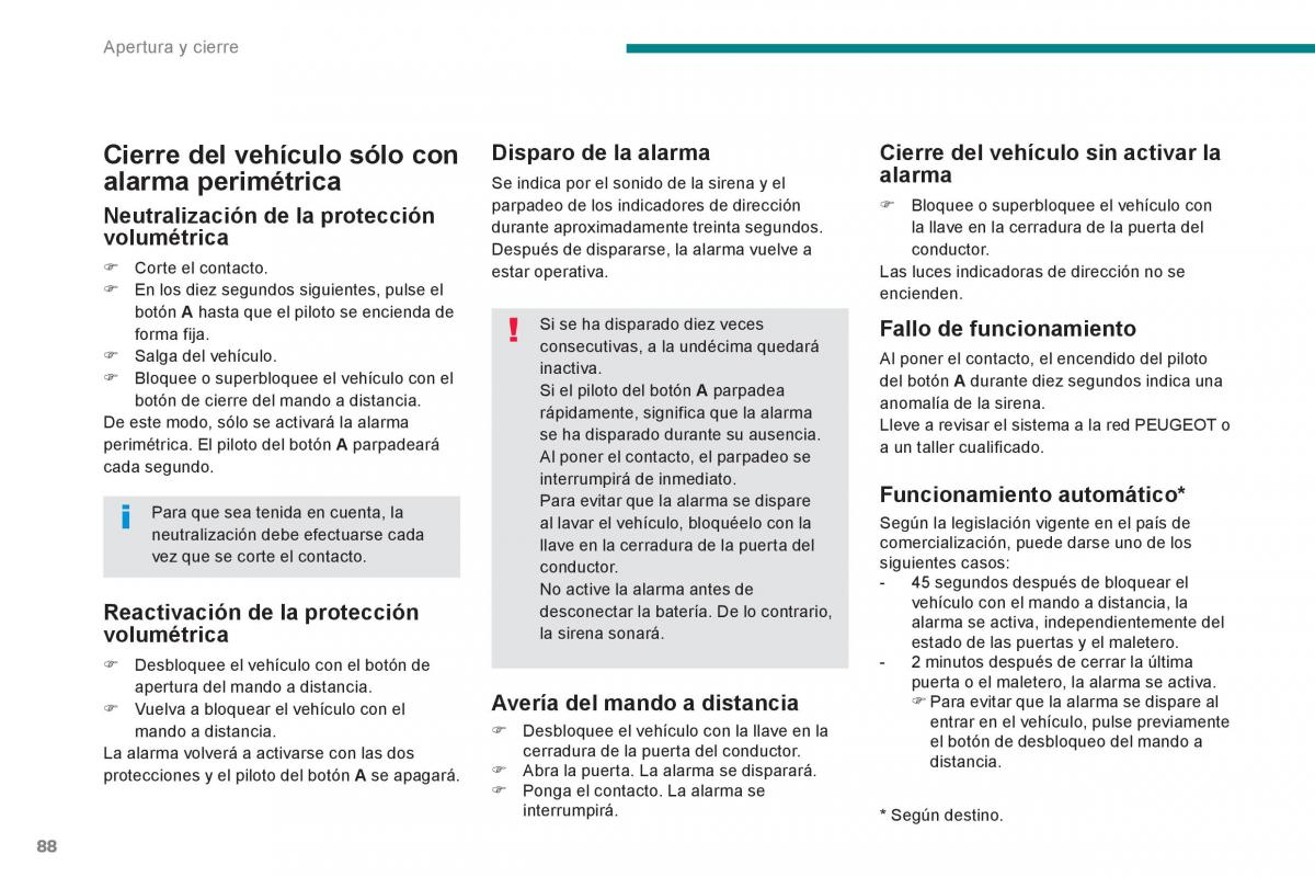 manual  Peugeot 5008 manual del propietario / page 90