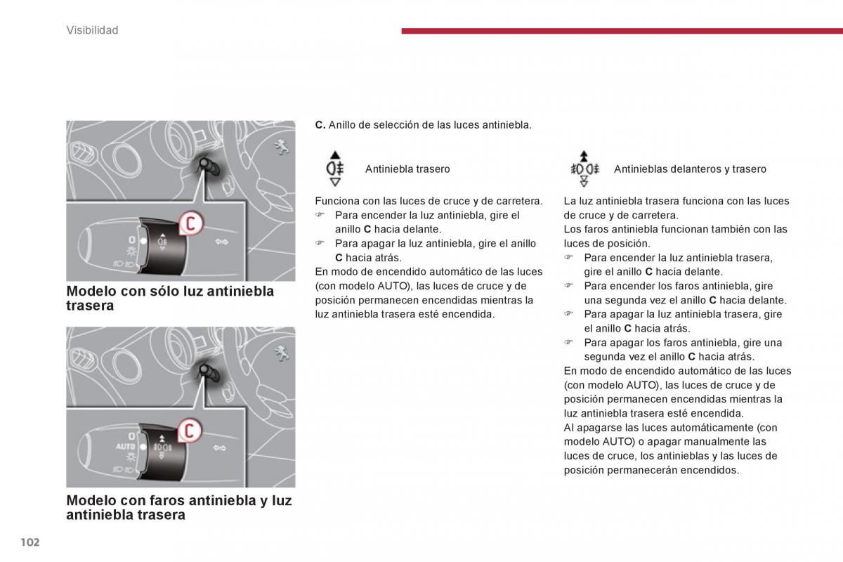 Peugeot 5008 manual del propietario / page 104