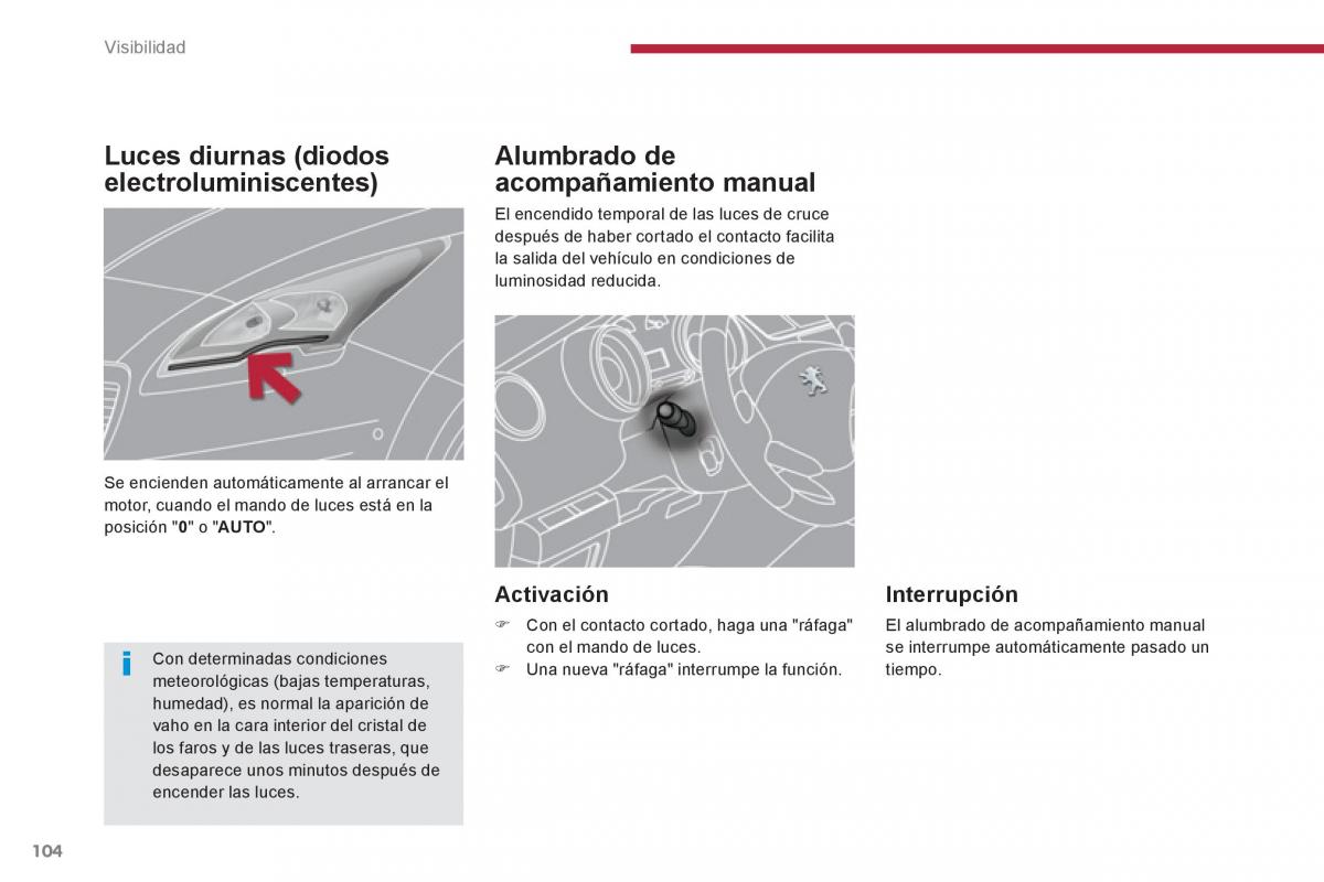 manual  Peugeot 5008 manual del propietario / page 106