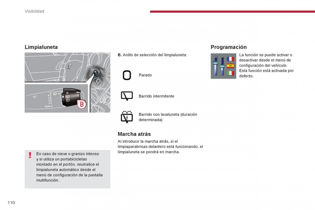 manual  Peugeot 5008 manual del propietario / page 112