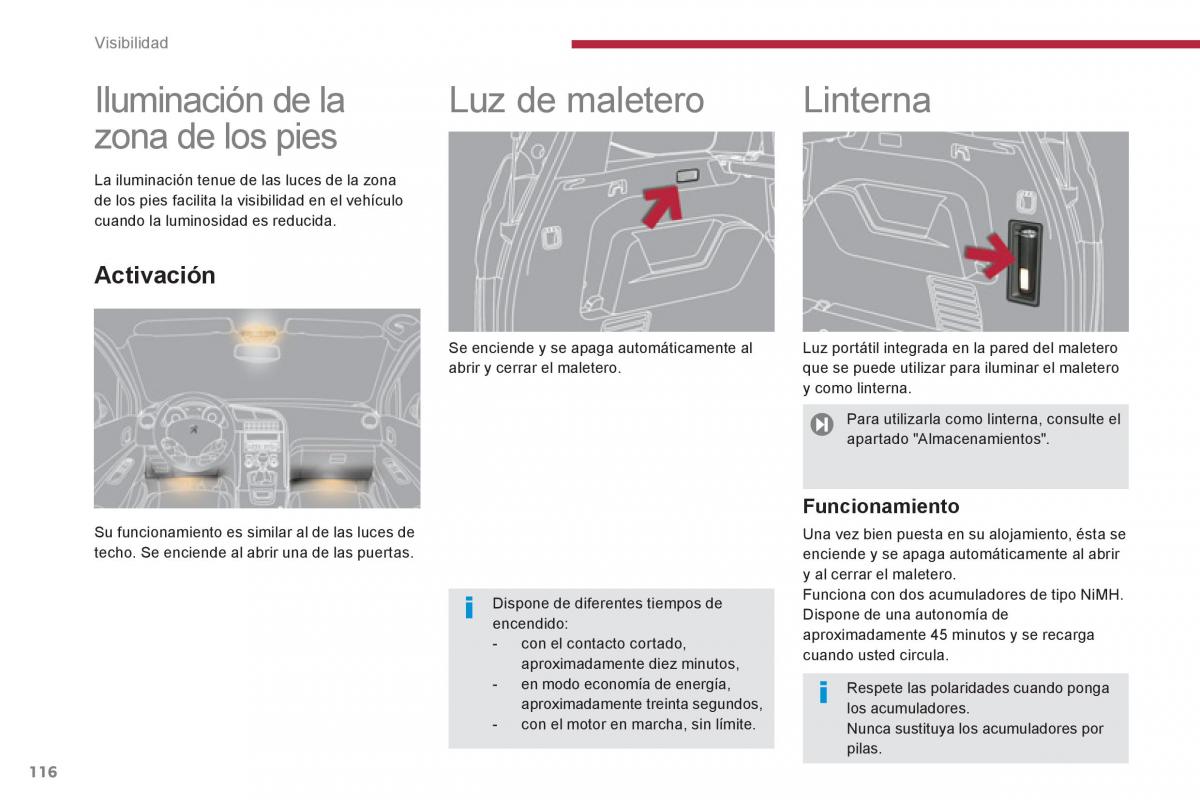 manual  Peugeot 5008 manual del propietario / page 118