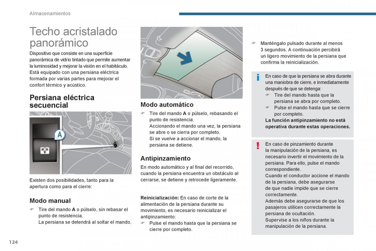 manual  Peugeot 5008 manual del propietario / page 126