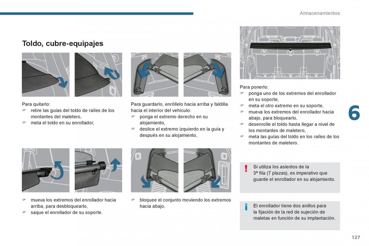 manual  Peugeot 5008 manual del propietario / page 129