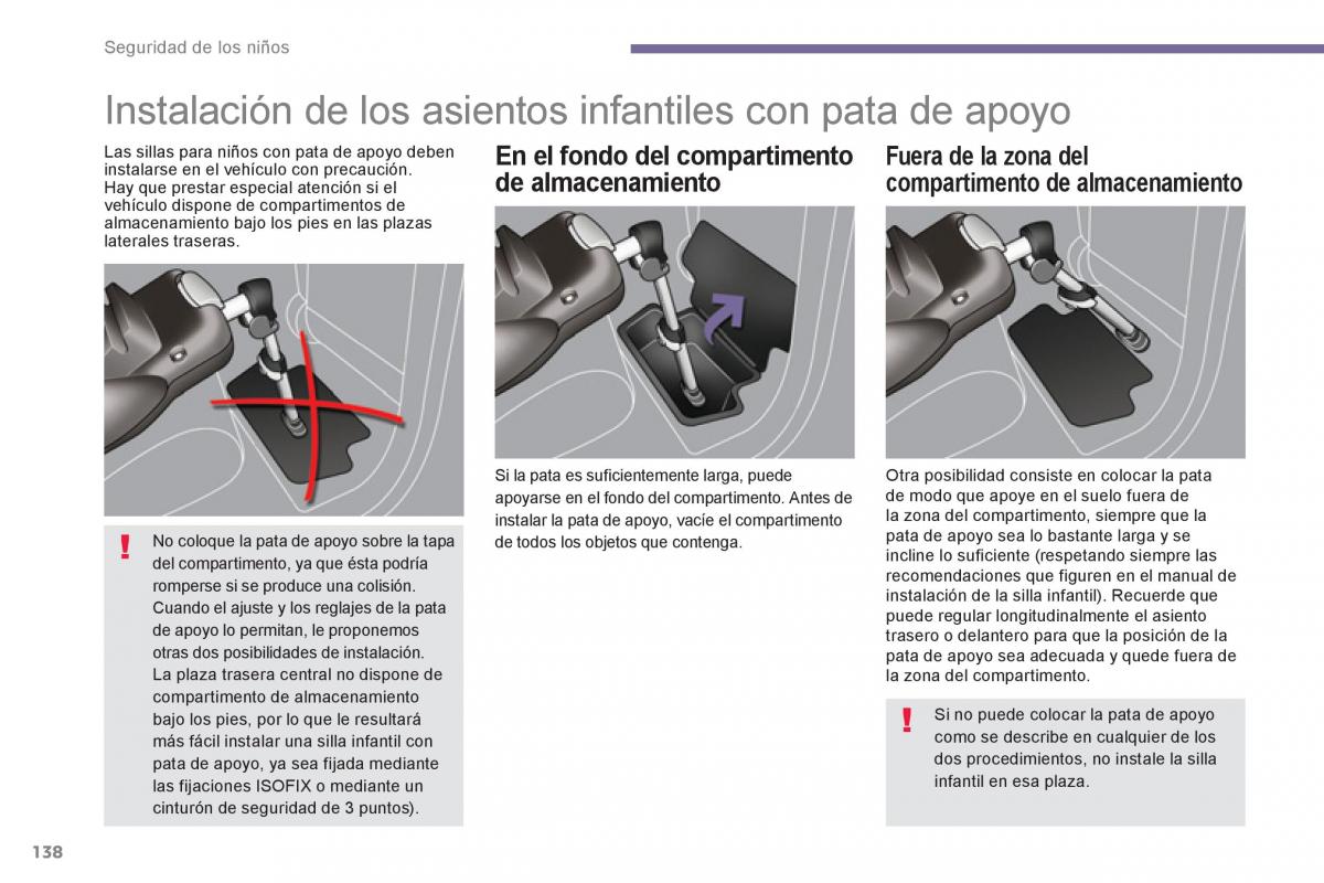 manual  Peugeot 5008 manual del propietario / page 140