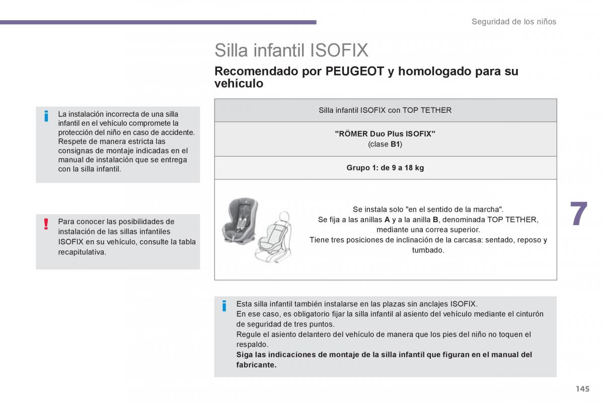 manual  Peugeot 5008 manual del propietario / page 147