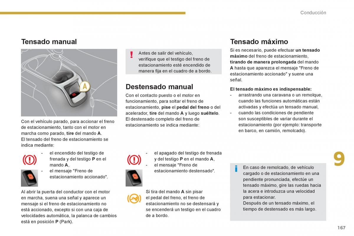 manual  Peugeot 5008 manual del propietario / page 169