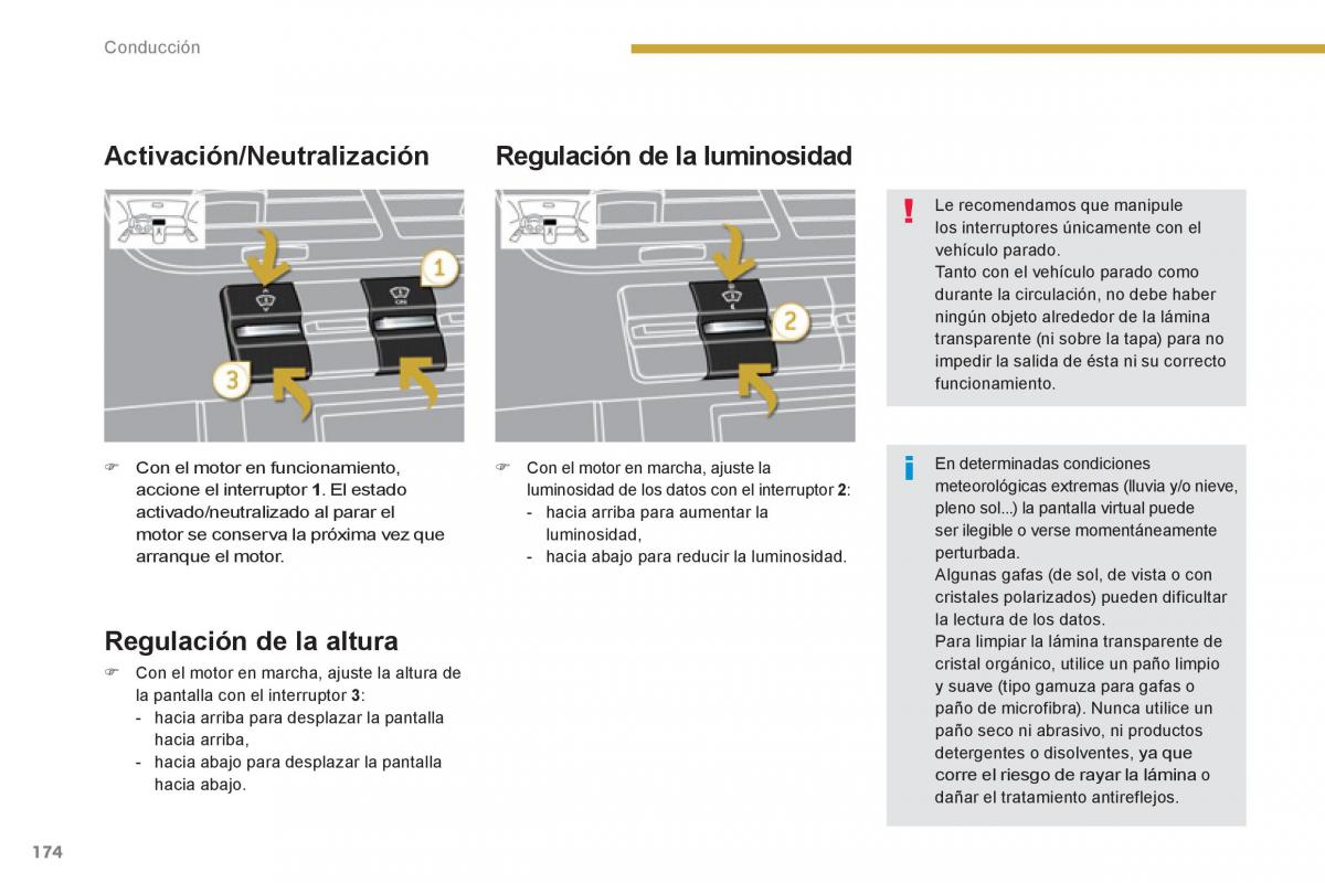 manual  Peugeot 5008 manual del propietario / page 176