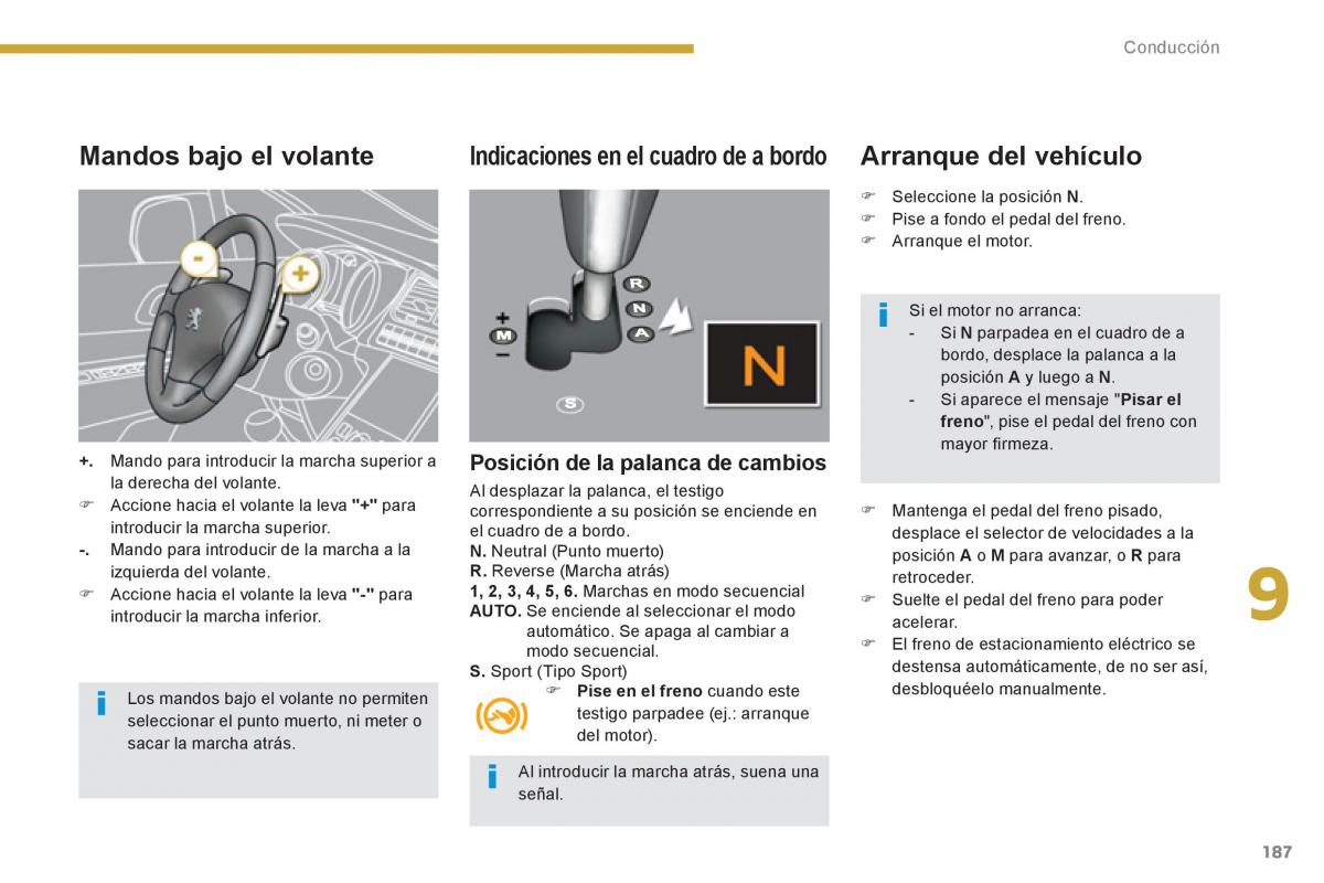 manual  Peugeot 5008 manual del propietario / page 189