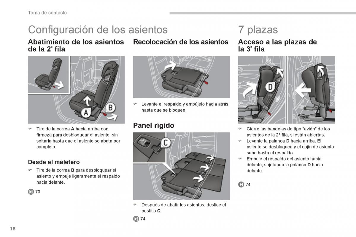 Peugeot 5008 manual del propietario / page 20