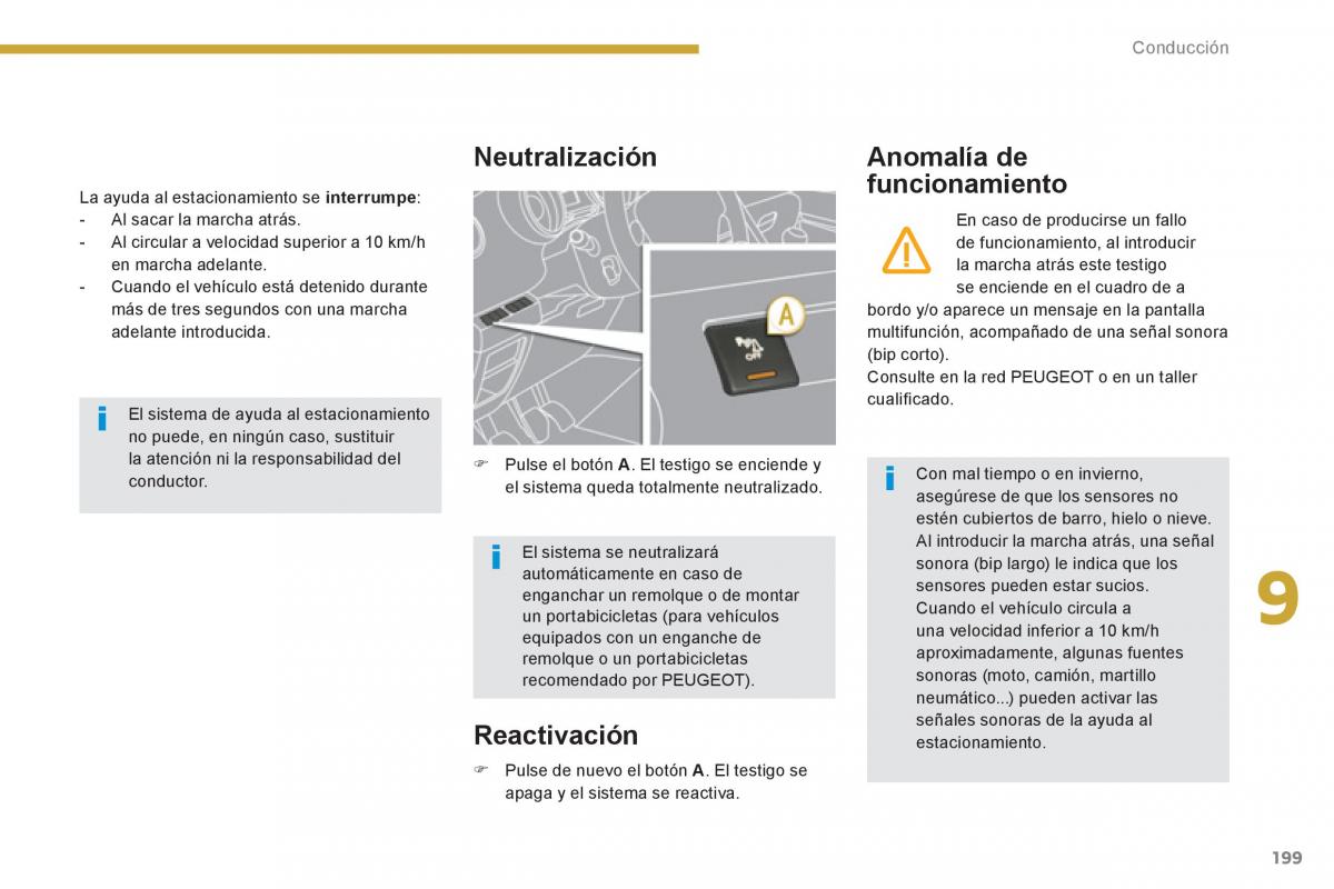 manual  Peugeot 5008 manual del propietario / page 201