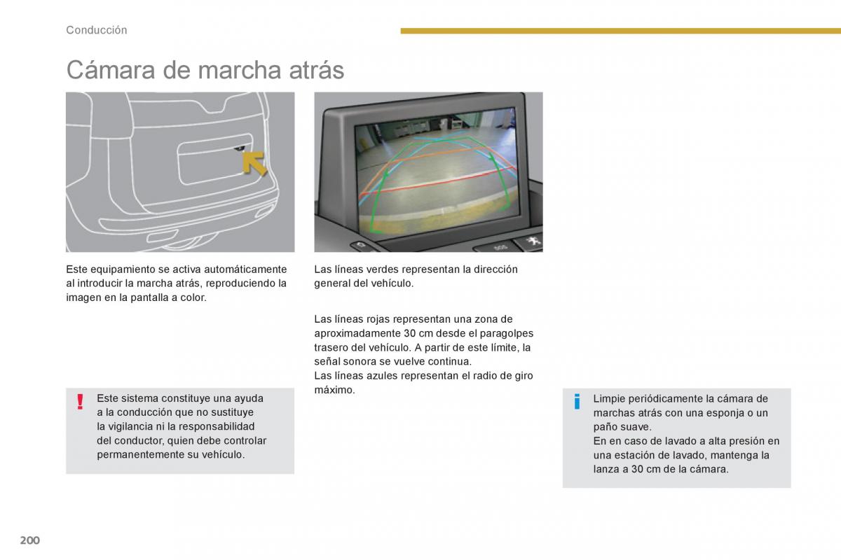 manual  Peugeot 5008 manual del propietario / page 202