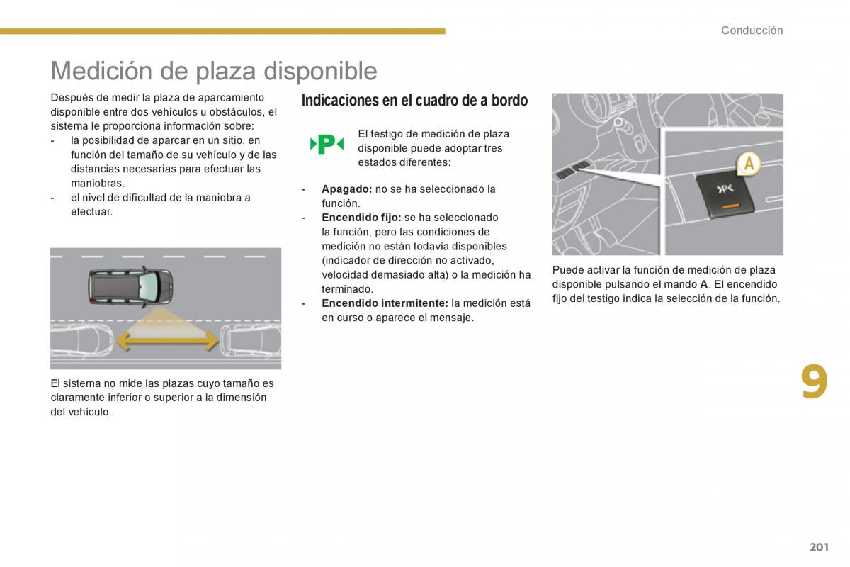 Peugeot 5008 manual del propietario / page 203