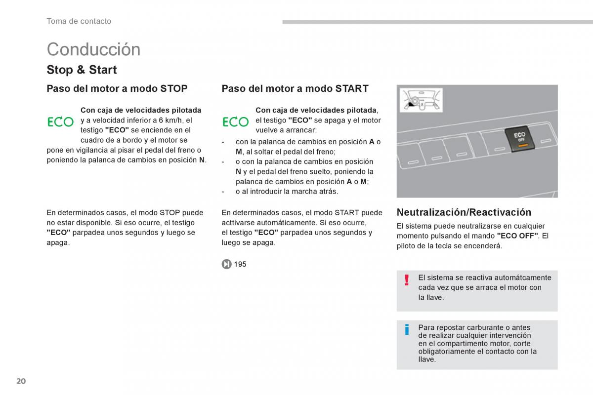 Peugeot 5008 manual del propietario / page 22