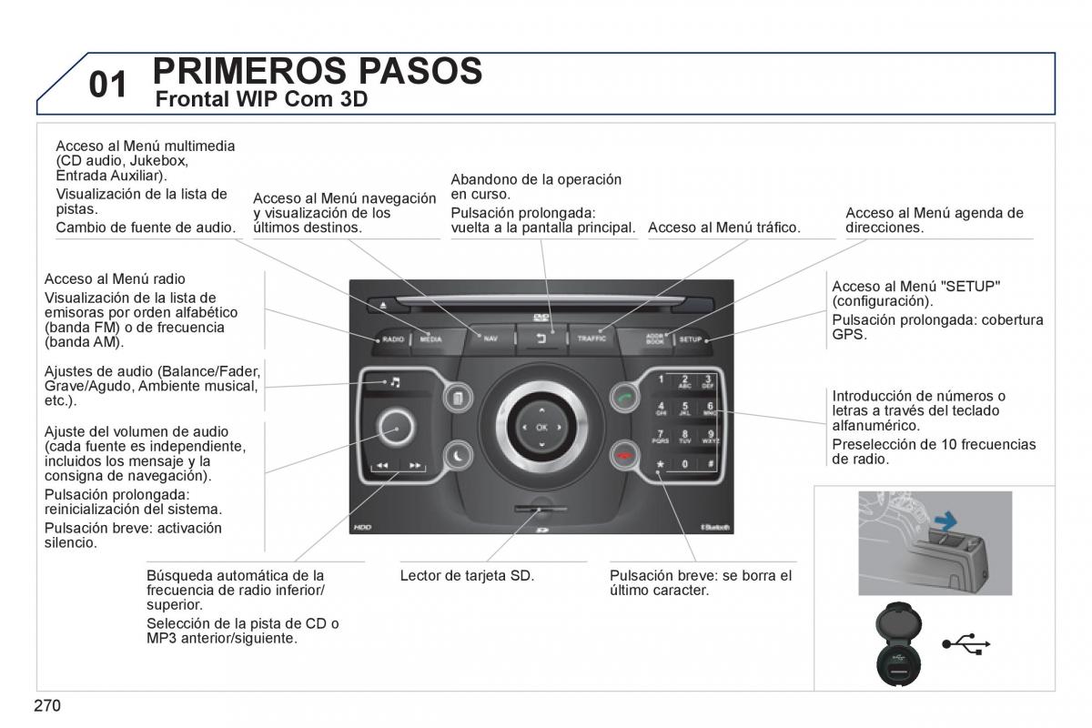 manual  Peugeot 5008 manual del propietario / page 272