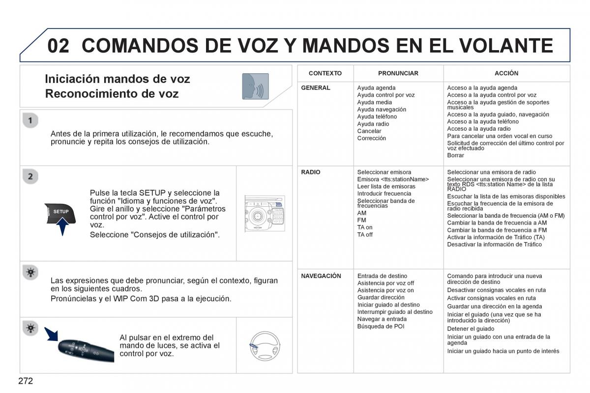 Peugeot 5008 manual del propietario / page 274