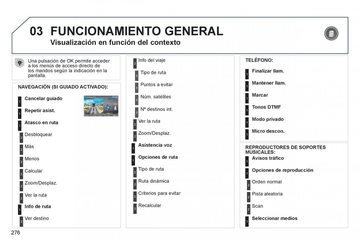 manual  Peugeot 5008 manual del propietario / page 278