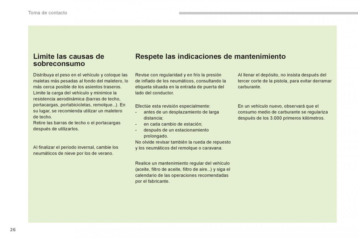 manual  Peugeot 5008 manual del propietario / page 28