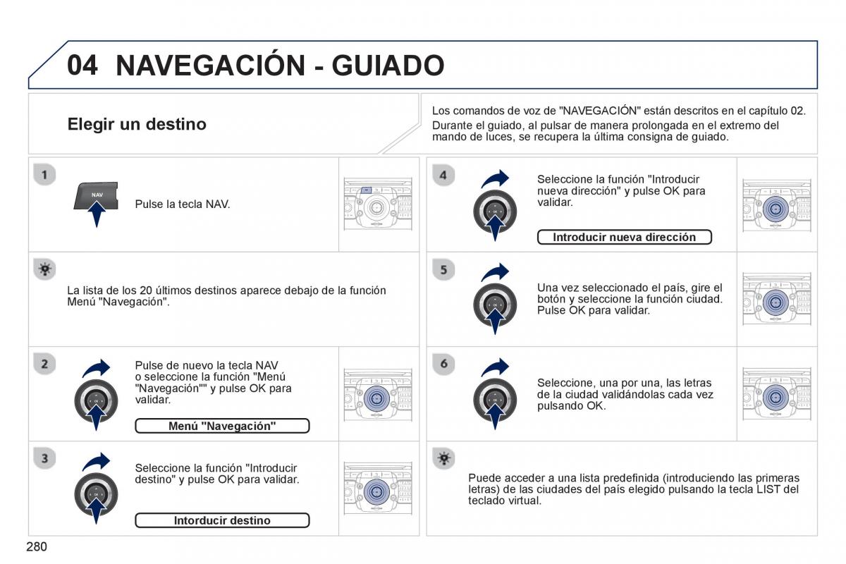 Peugeot 5008 manual del propietario / page 282