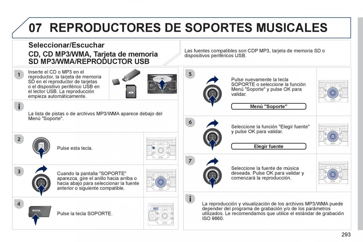 manual  Peugeot 5008 manual del propietario / page 295