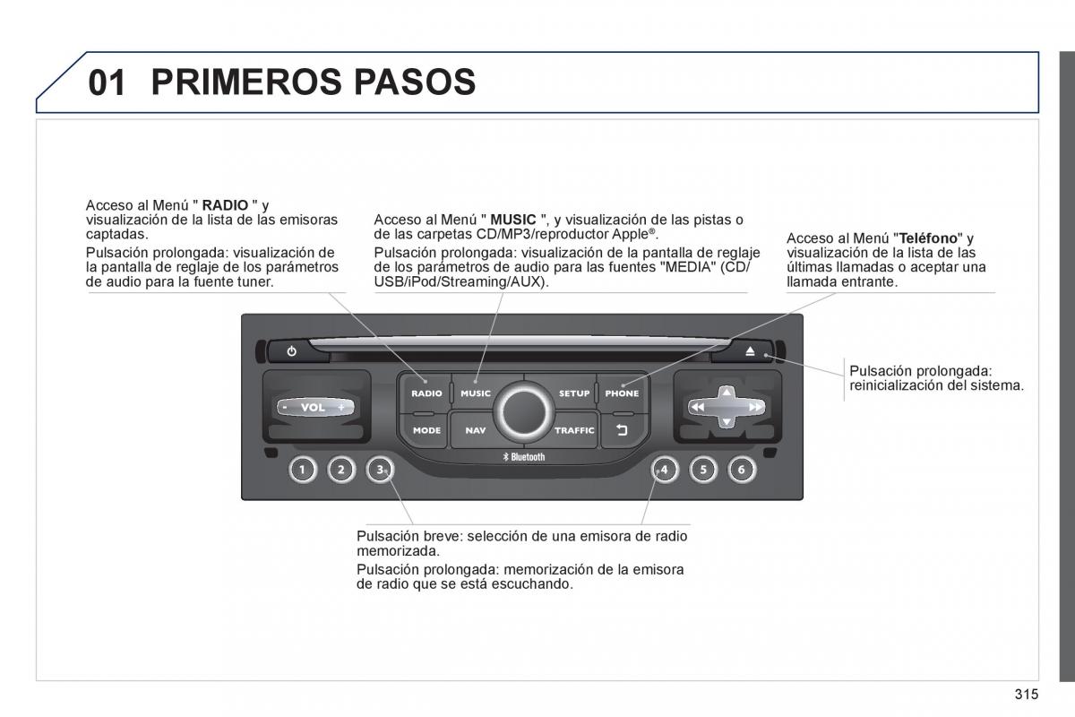 manual  Peugeot 5008 manual del propietario / page 317