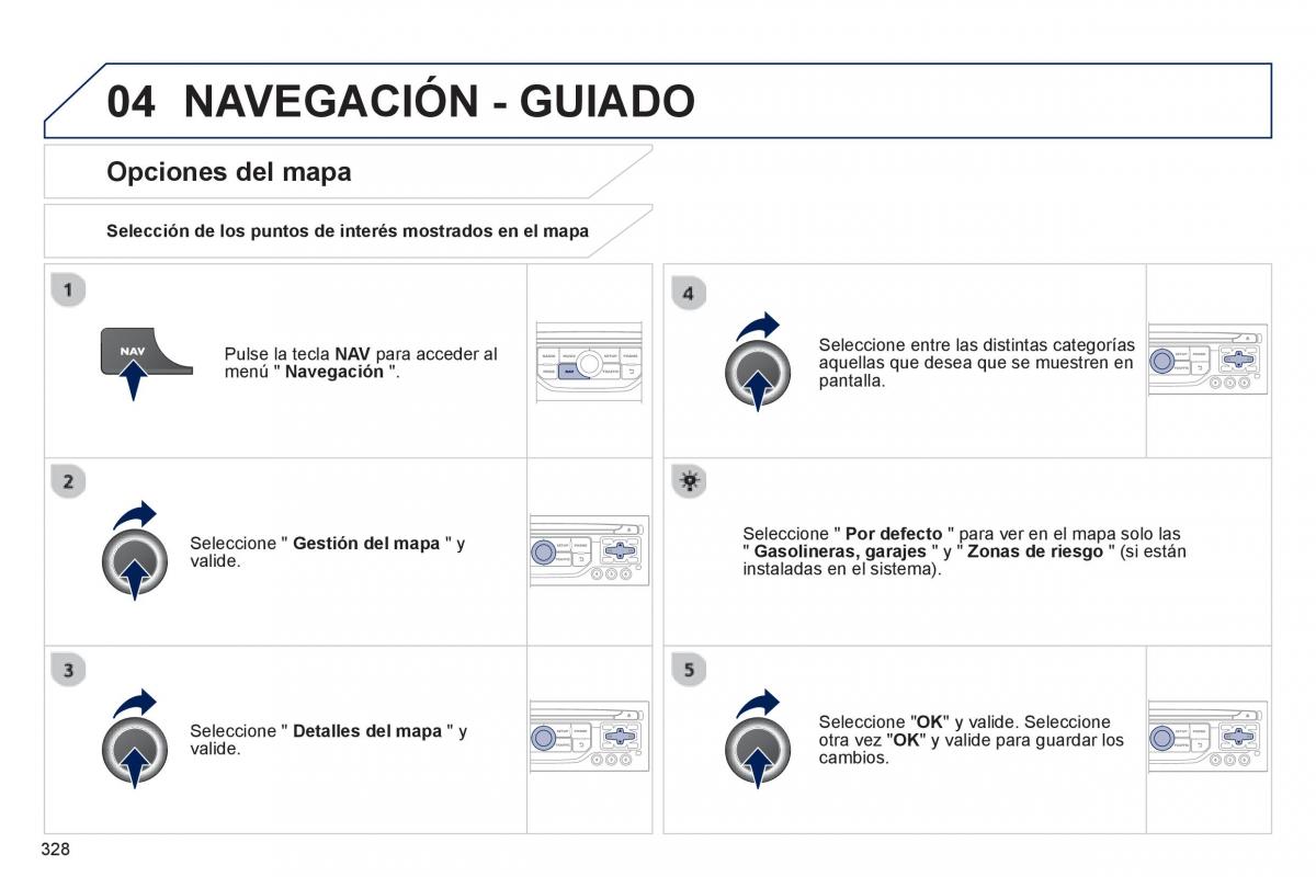 manual  Peugeot 5008 manual del propietario / page 330