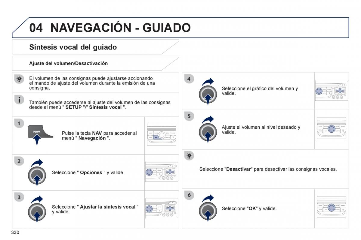 manual  Peugeot 5008 manual del propietario / page 332